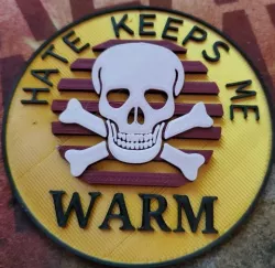 Hate keeps me warm.