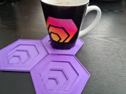 HEX crypto coaster V1