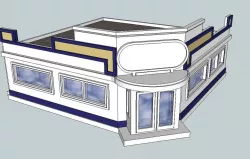 HO Scale Diner