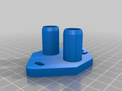 IAC idle air control Valve - Remote mount adapter-Block off plate