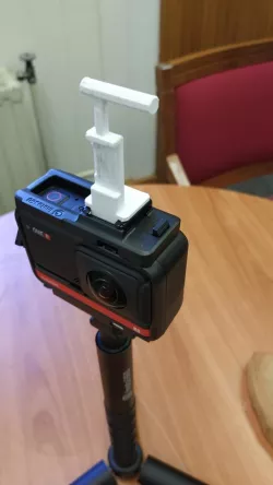 Insta360 One R Saramonic Blink500 Receiver Hotshoe