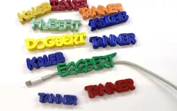  iPhone Cable Name Clip - Customizable