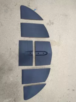Kite hydrofoil wing
