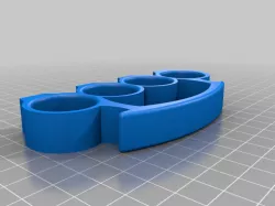 Knuckle Dusters with "Blue" on knuckles