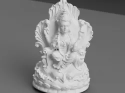 Lakshmi on a Lotus Throne