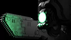 Magnetized Armored Bear Walking Tree Cutter