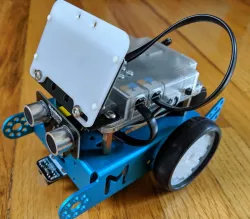 mBot face display led matrix mount
