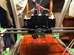Mendel max 1.5 bmg x2 dual extruder Y-axis shuttle.