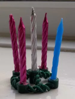 Miniature Advent Wreath