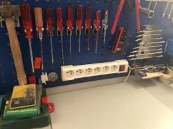 Multiplug Holder for Bott panel