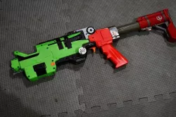 Nerf Slingfire vertical grip and stock attachment point