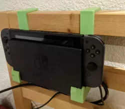 Nintendo Switch Holder for Ikea Tarva Bed 