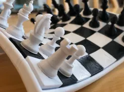 Non-Euclidean Chess Board (Hyperbolic Paraboloid)