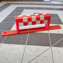Open Led Race Checkered Flag