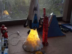 Overwatch rocket lamp