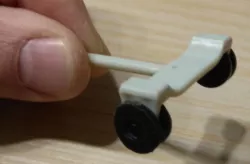Playmobil compatible wheel for waste bin / Rad für Mülltonnen Fahrgestell