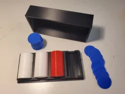 Poker Chip Holder and Chips