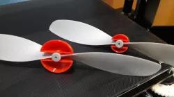 Propeller spinner Extra-300 rubber band model