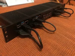 raspberry pi case & switch case  para rack 19'