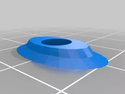 RC car body shell mounting post protective oval washer
