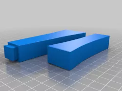 Remixed B-Wing Stand Base & Pole
