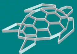 Remixed Origami Turtle