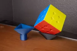 Rubik's Cube Holder (for the Holey Desk)