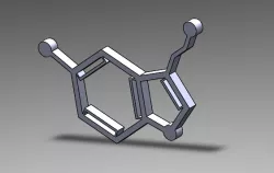 Serotonin Molecule