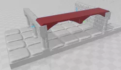 Simple Bridges for use with RPG gaming terrain