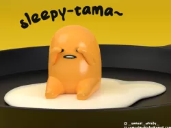 Sleepy-tama - Gudetama ぐでたま