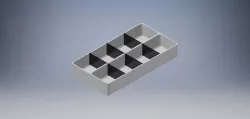 Small parts tray collection, modular, 30 mm tall