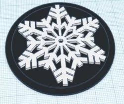 SnowFlake Modular Logo Insert