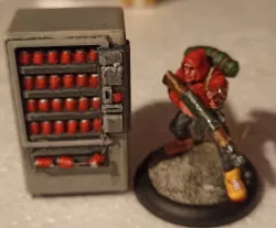 Soda can vending machine scaled for 28mm tabletop