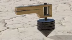 Spinner with pull launcher