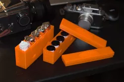 Stackable film box ( 120 and 135 )