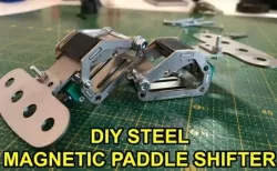 Steel Magnetic simracing shifter paddle