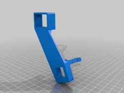 Stepper motor mount to jalousie