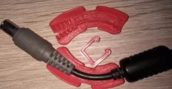 Strained cable holder - lock in place