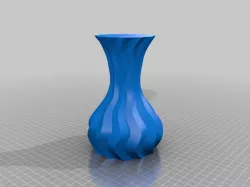 Twisted vase double hexagon