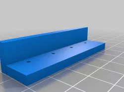 Ukulele Bridge String Hole Template