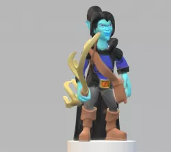 Uldra with Staghorn Bow