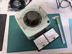 Voltage and amp holder for voltage regulator