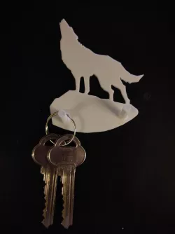 Wolf  key holder