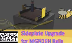 Workbee CNC Y-Axis upgrade Workbeast CNC Mod *MGN15H*