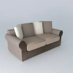3-seat sofa ANTIGUA Maisons du monde 3D model