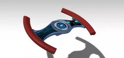 3d Printable Future Steer Wheel in Catia v5 