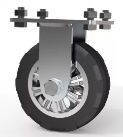 5 x 2 ridged caster