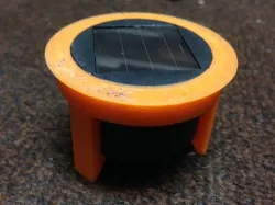 Adapter ring for Solar Lid for Makies pumpkin lantern