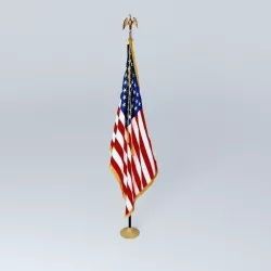 AMERICAN FLAG 3D model