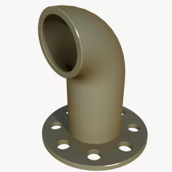 Anchor Chain Pipe Low-poly  3D model
